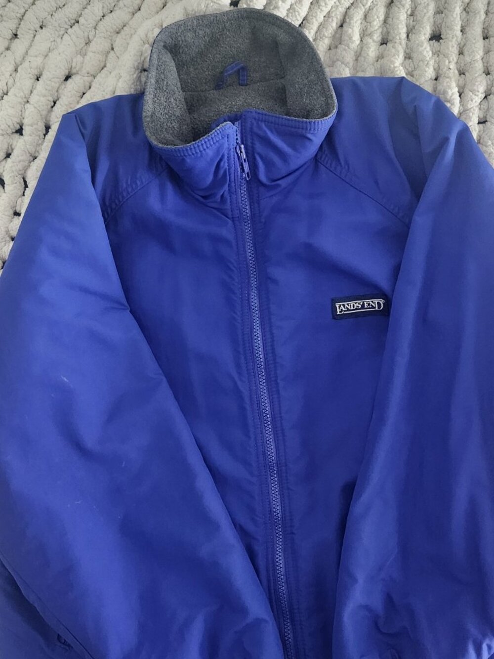 Lands' End Squall Jacket in a beautiful royal/cobalt blue